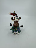Home Interiors and Gifts Vintage 2002 Let's Celebrate Christmas Moose Ornament