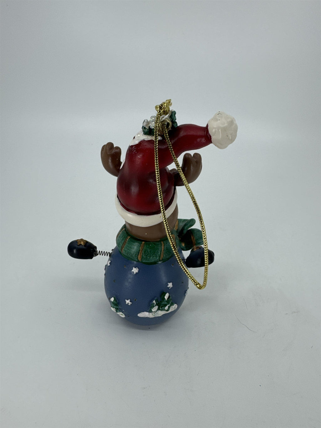 Home Interiors and Gifts Vintage 2002 Let's Celebrate Christmas Moose Ornament