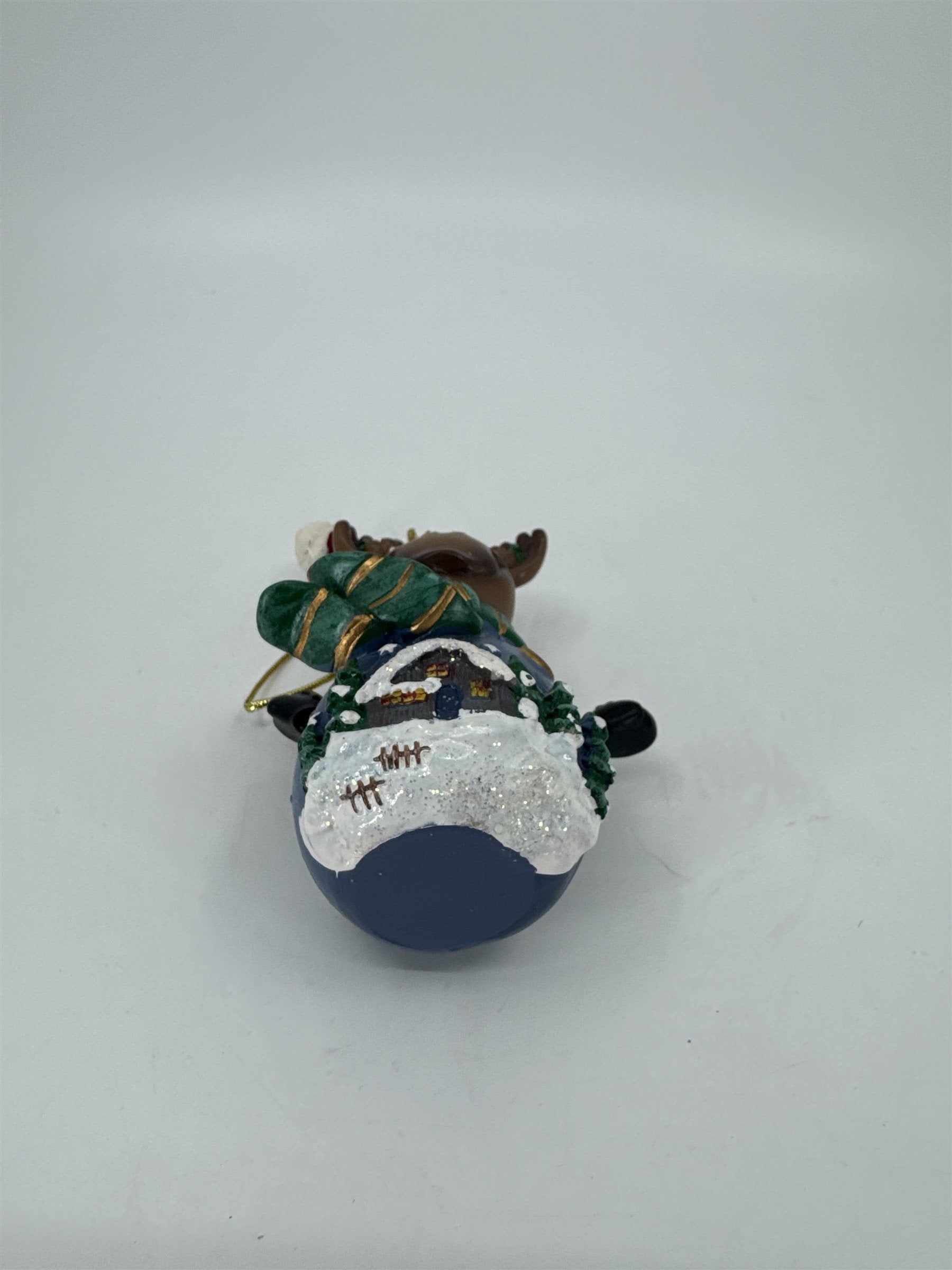 Home Interiors and Gifts Vintage 2002 Let's Celebrate Christmas Moose Ornament