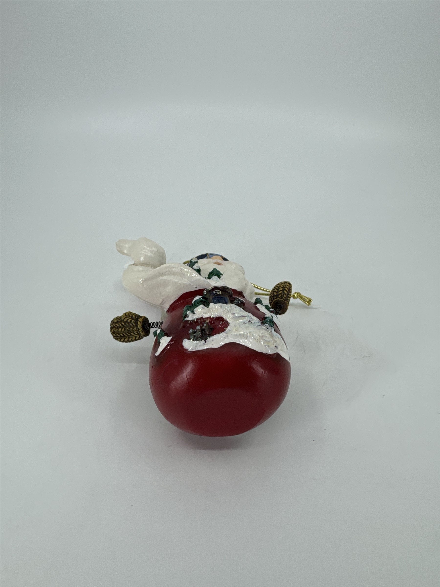 Home Interiors and Gifts Vintage 2002 Let's Celebrate Christmas Santa Ornament