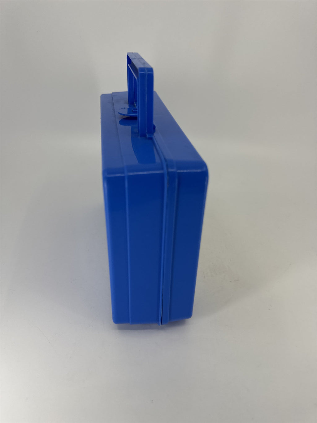 Vintage Blue Crayola Pencil Box /w Hatch Latching Lid Crayon Box