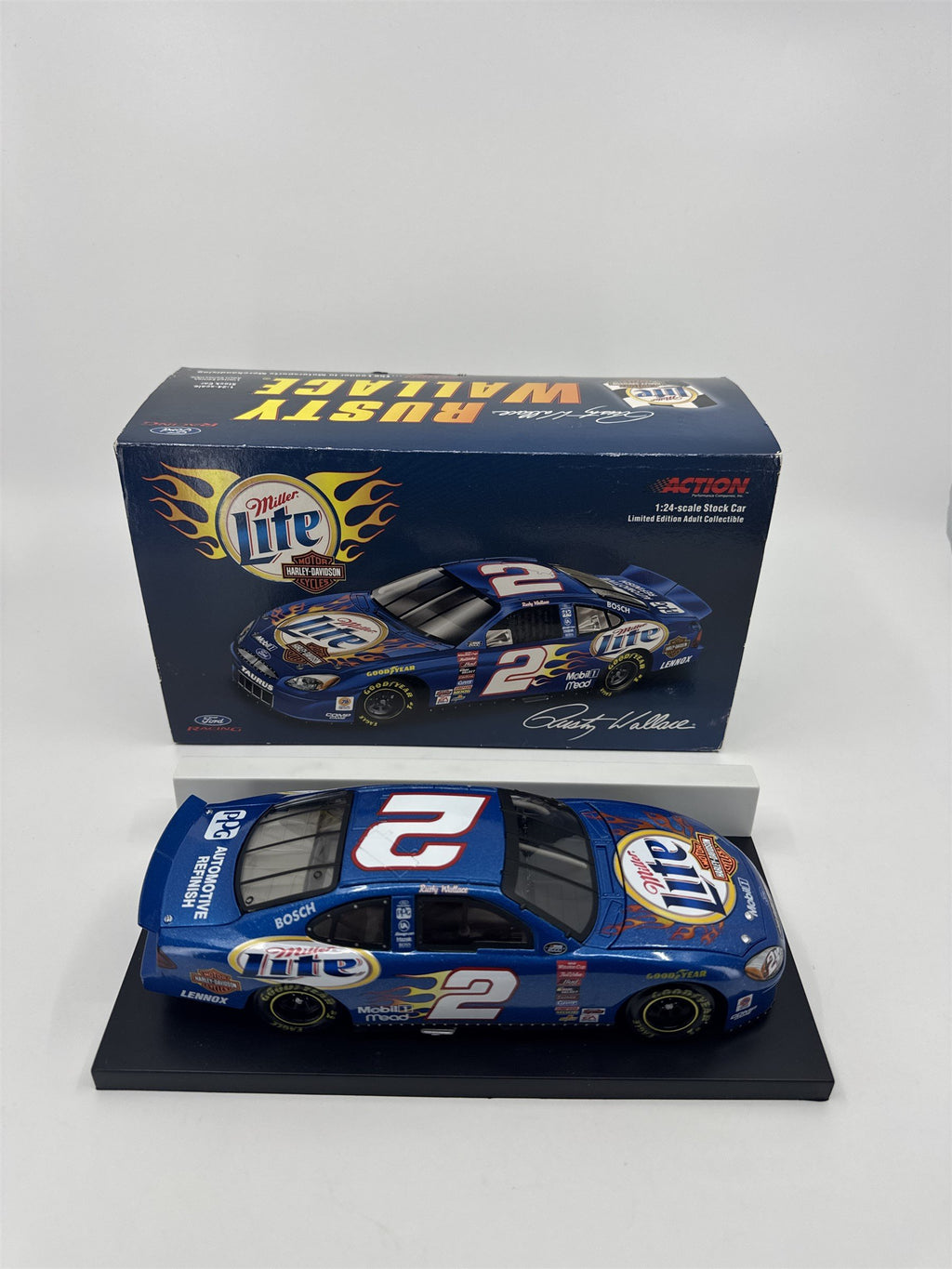 Rusty Wallace #2 Miller Lite Harley-Davidson 2000 Taurus Limited Edit. 1:24 Car