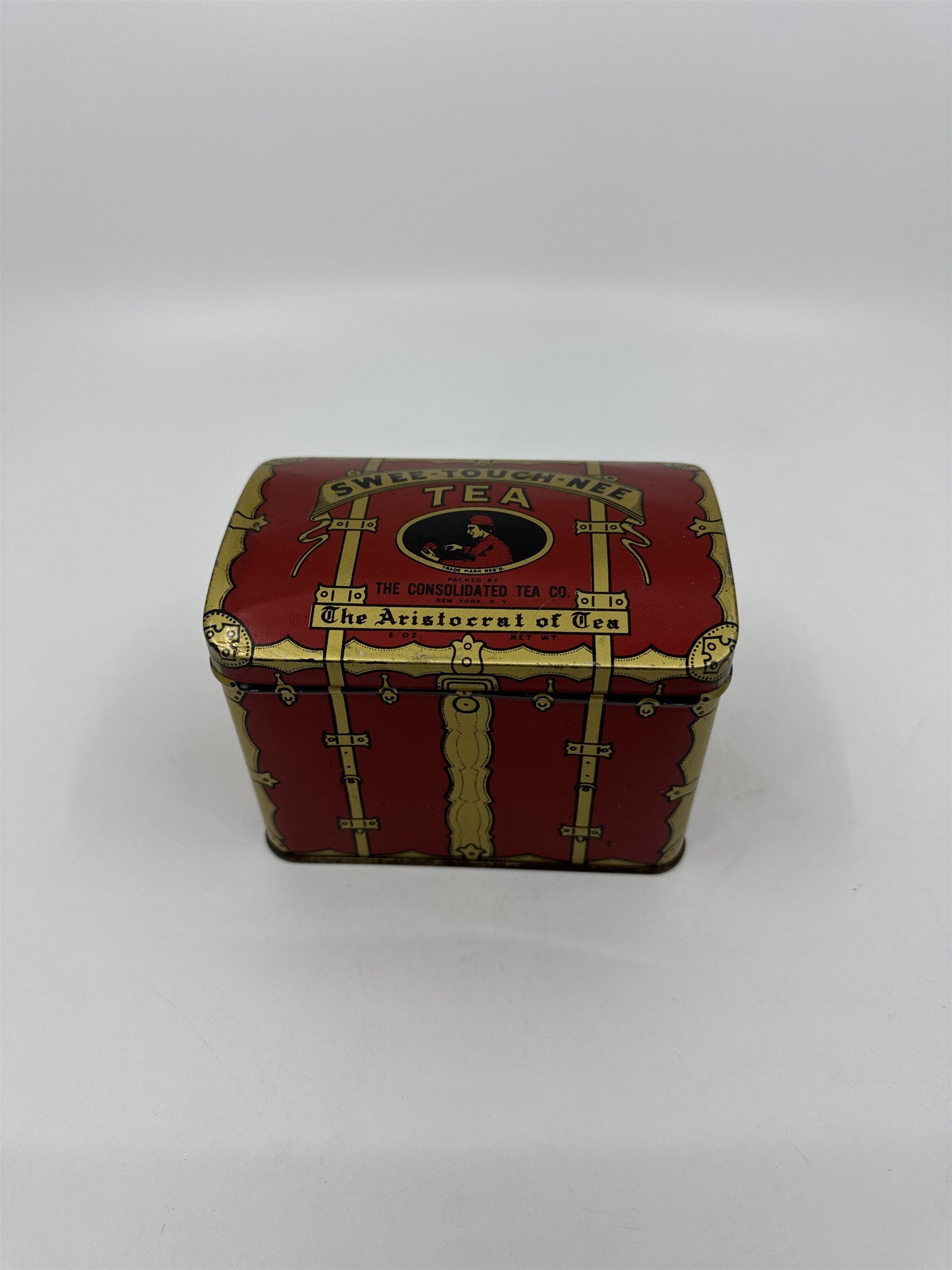 Vintage Swee-Touch-Nee Tea Empty Tin The Consolidated Tea Co Aristocrat of Tea