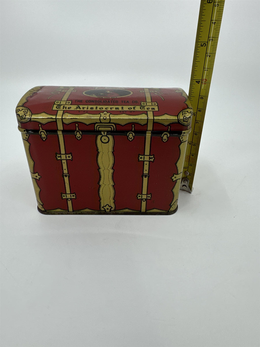 Vintage Swee-Touch-Nee Tea Empty Tin The Consolidated Tea Co Aristocrat of Tea