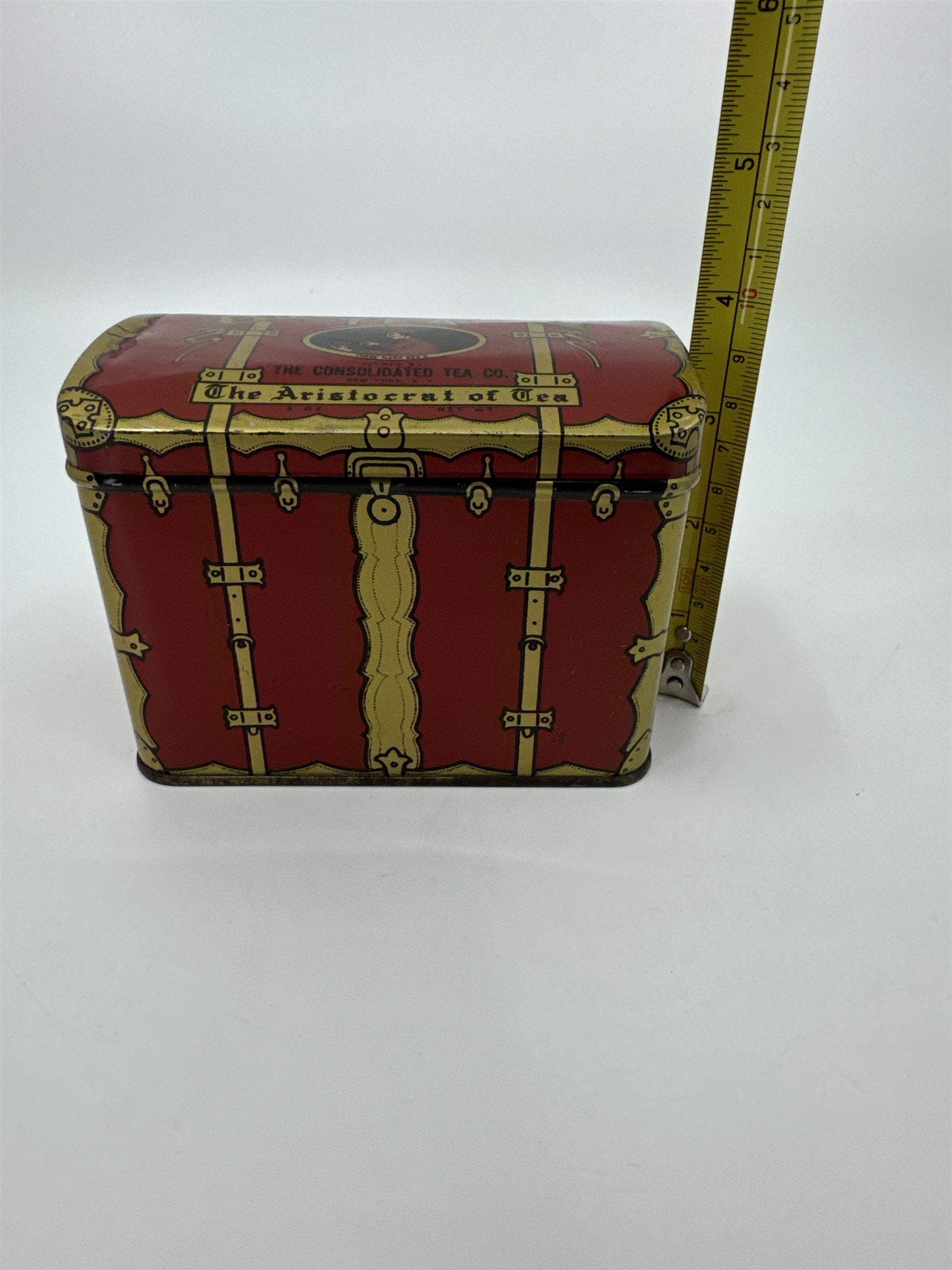 Vintage Swee-Touch-Nee Tea Empty Tin The Consolidated Tea Co Aristocrat of Tea