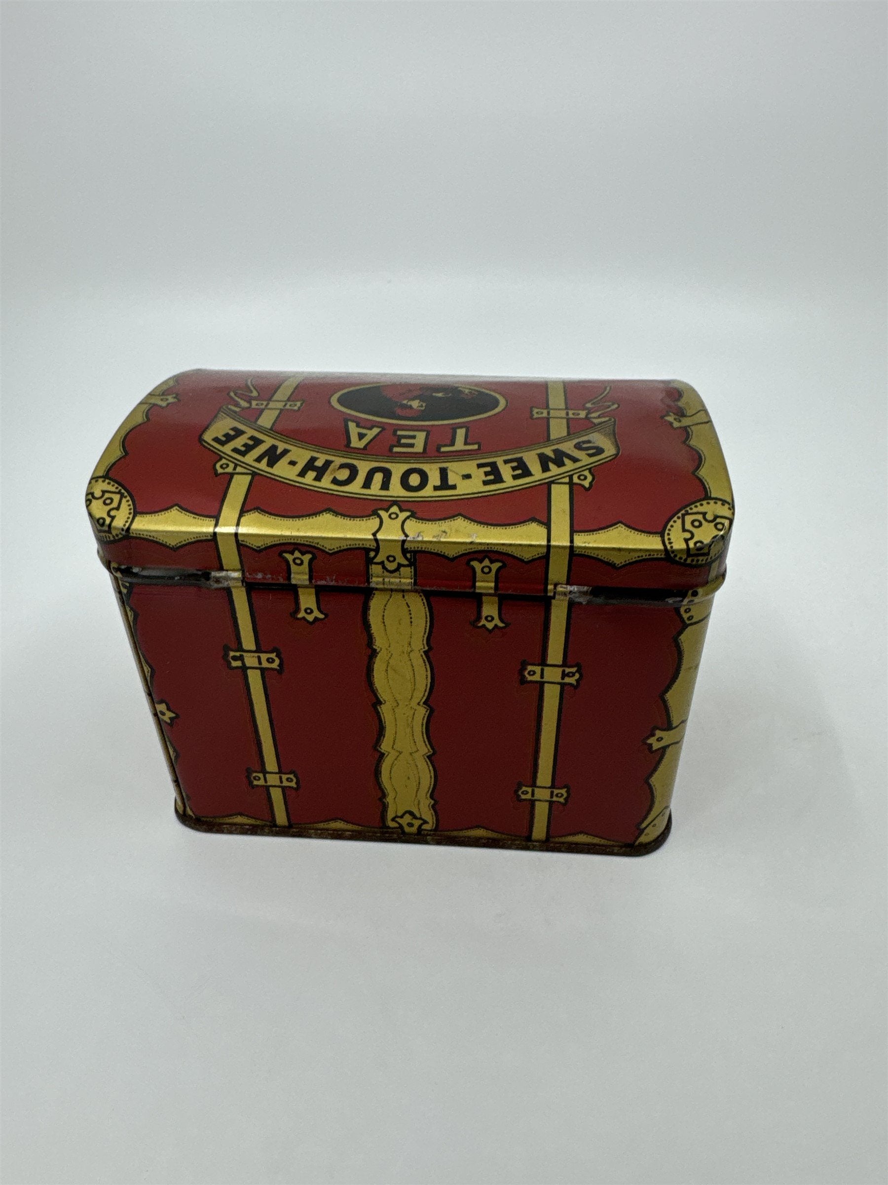 Vintage Swee-Touch-Nee Tea Empty Tin The Consolidated Tea Co Aristocrat of Tea