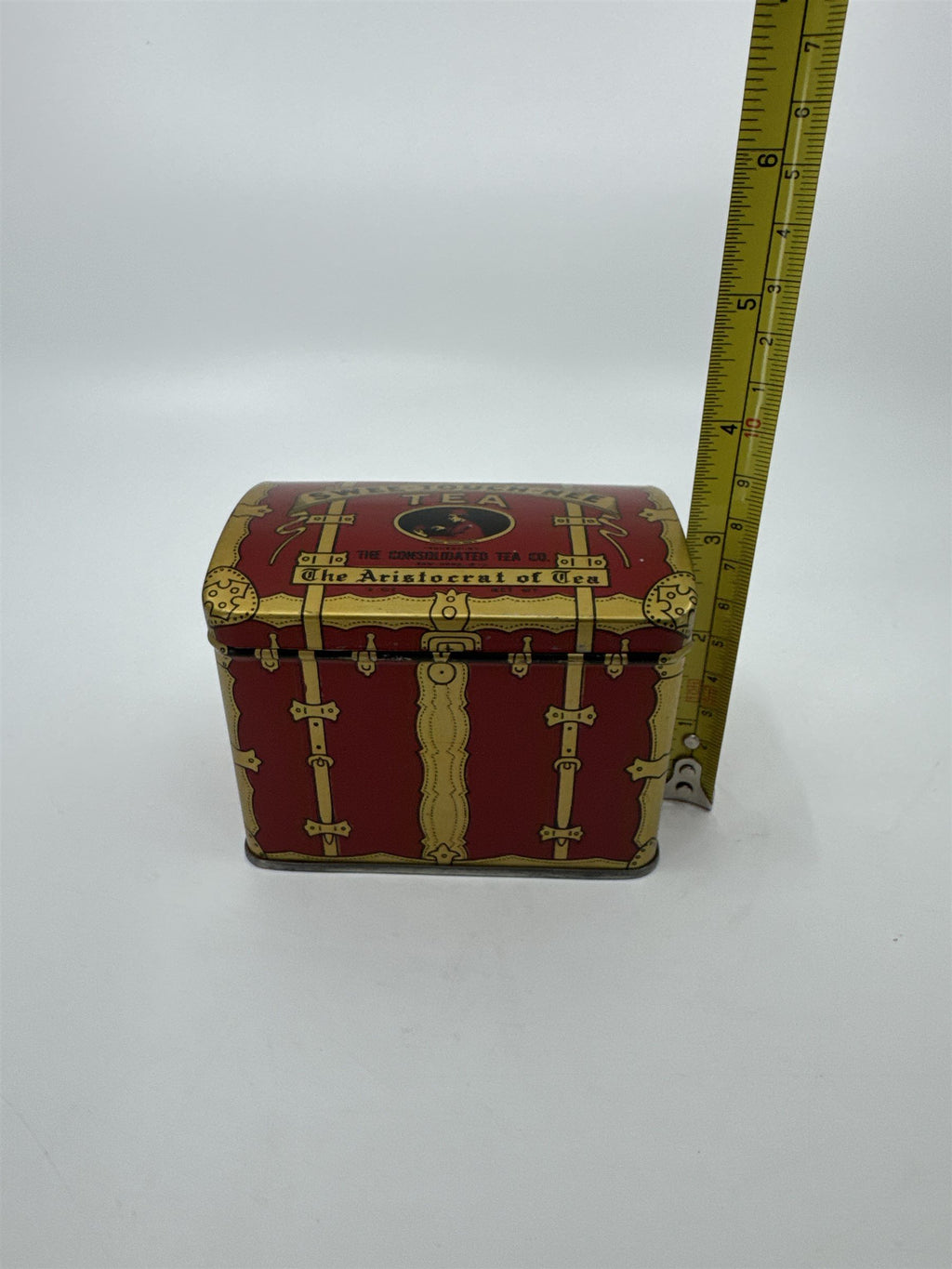 Vintage Swee-Touch-Nee Tea Empty Tin The Consolidated Tea Co Aristocrat of Tea