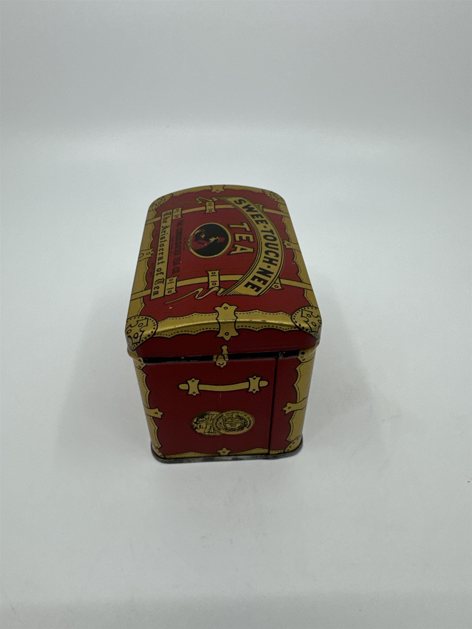 Vintage Swee-Touch-Nee Tea Empty Tin The Consolidated Tea Co Aristocrat of Tea