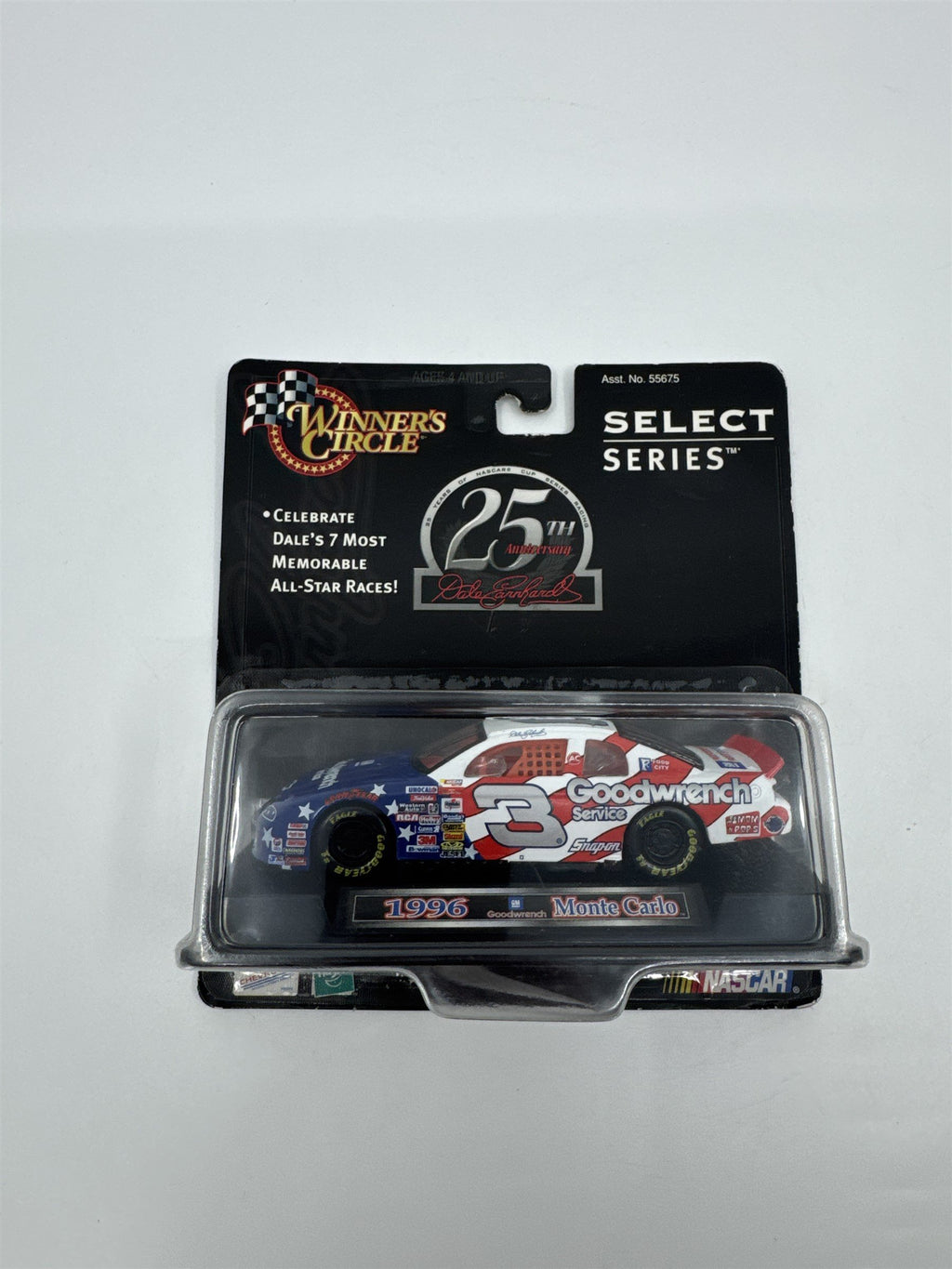 NASCAR Winner Circle Dale Earnhardt 25th Anniversary 1996 Goodwrench Monte Carlo
