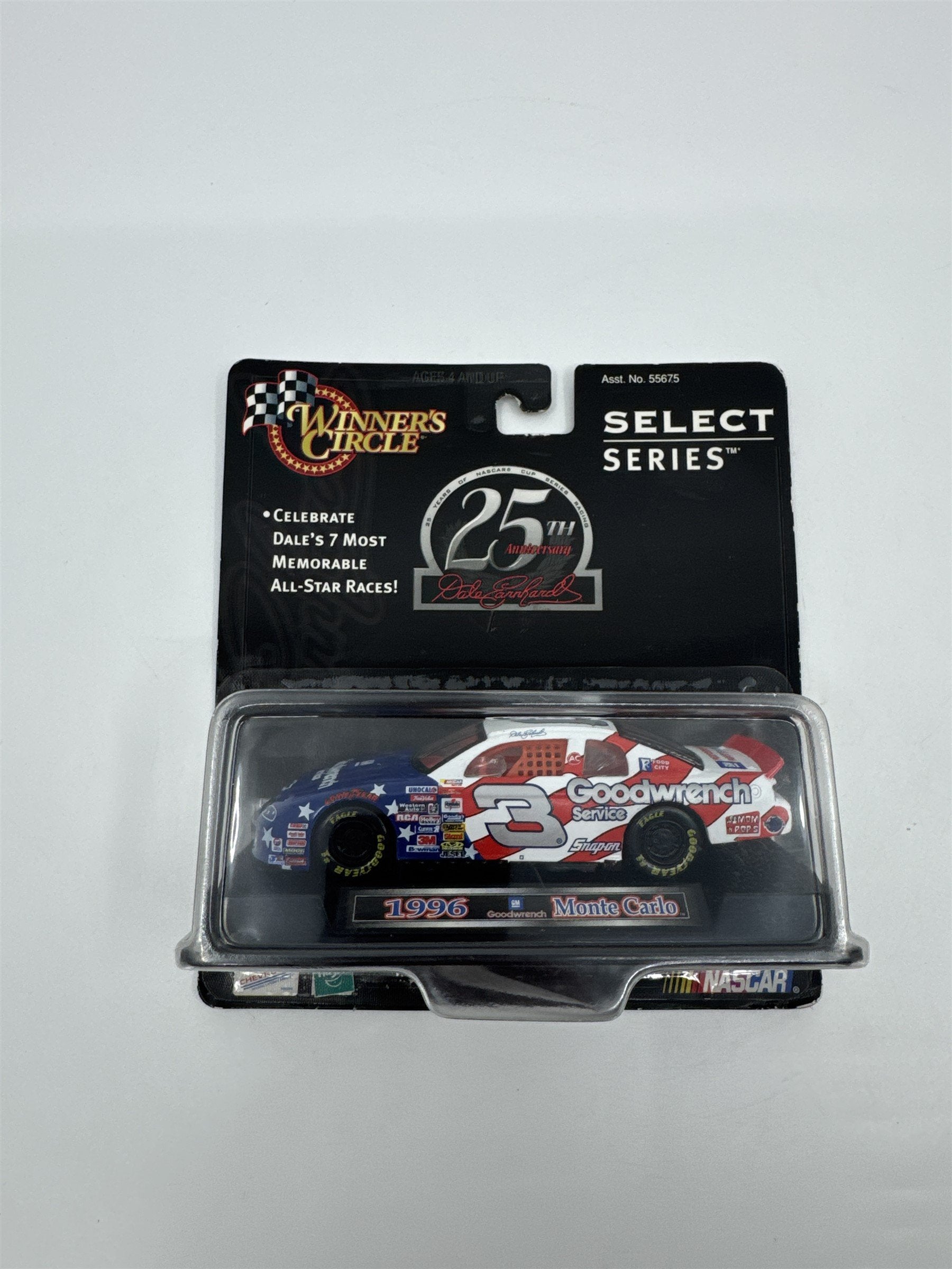 NASCAR Winner Circle Dale Earnhardt 25th Anniversary 1996 Goodwrench Monte Carlo