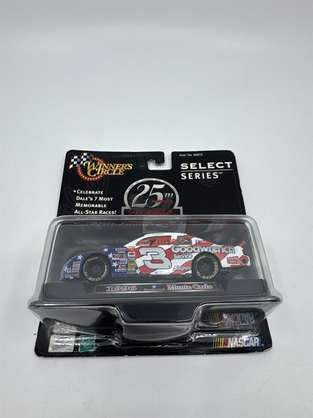 NASCAR Winner Circle Dale Earnhardt 25th Anniversary 1996 Goodwrench Monte Carlo