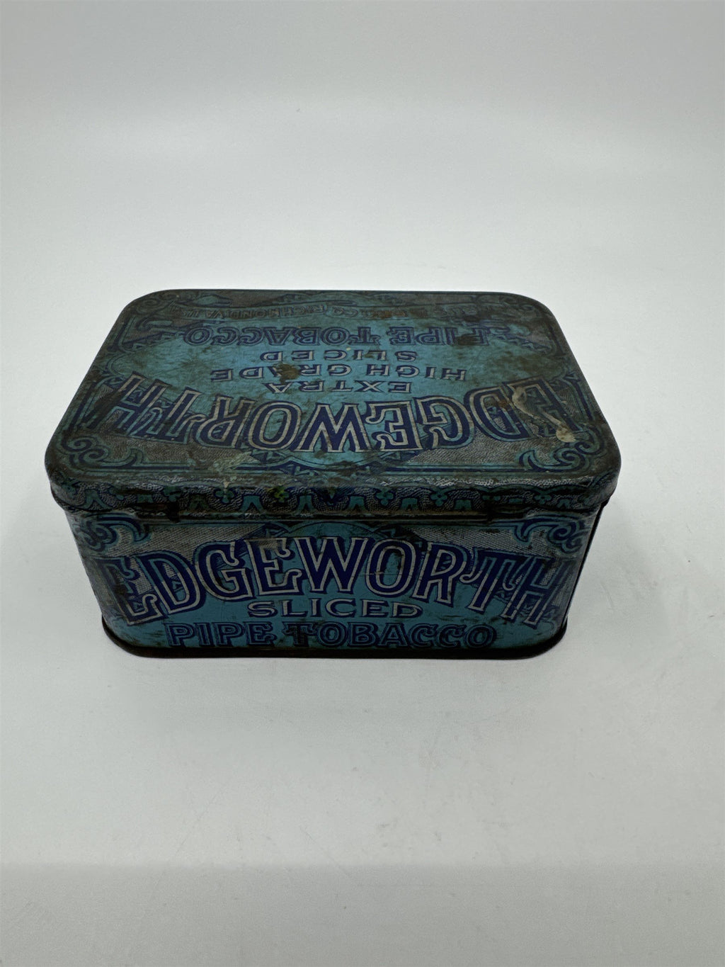 Vintage Edgeworth Sliced Pipe Tobacco Larus & Bro Co Richmond VA #48 Empty Tin