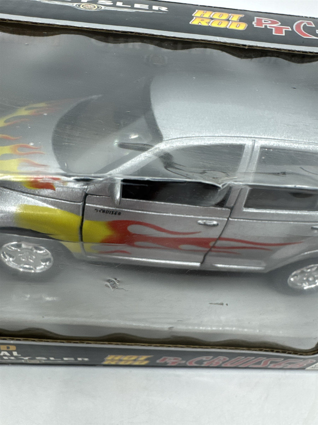Vintage Boley Motorized Die-Cast Metal Crysler Hot Rod PT Cruiser FLAMES Action