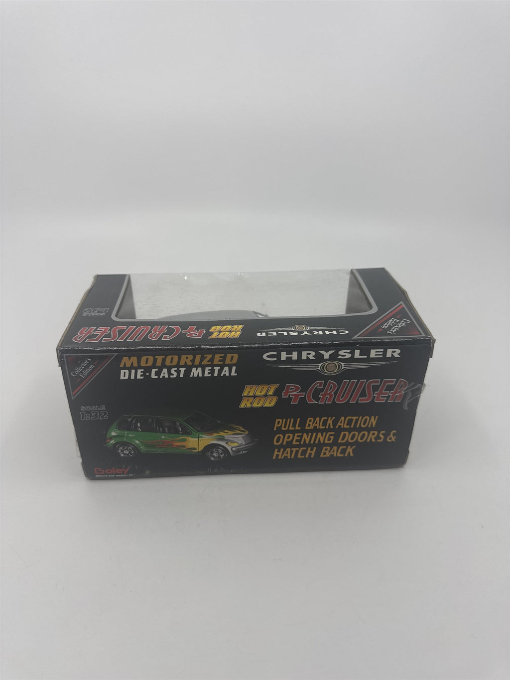 Vintage Boley Motorized Die-Cast Metal Crysler Hot Rod PT Cruiser FLAMES Action