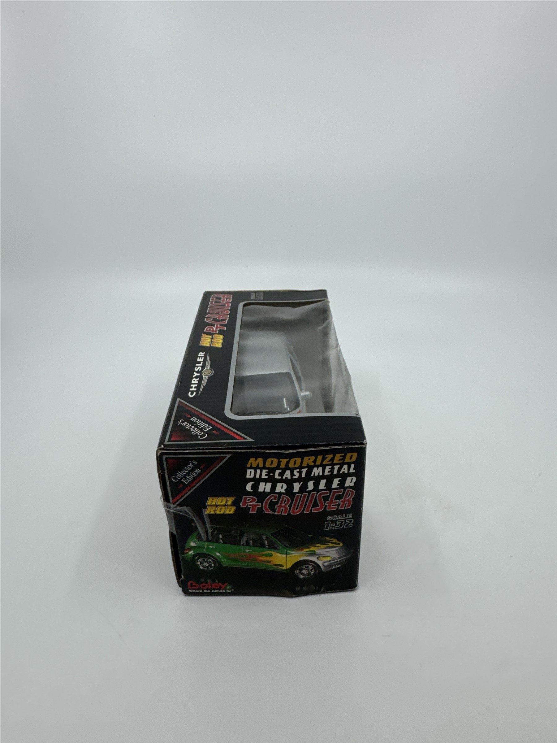 Vintage Boley Motorized Die-Cast Metal Crysler Hot Rod PT Cruiser FLAMES Action