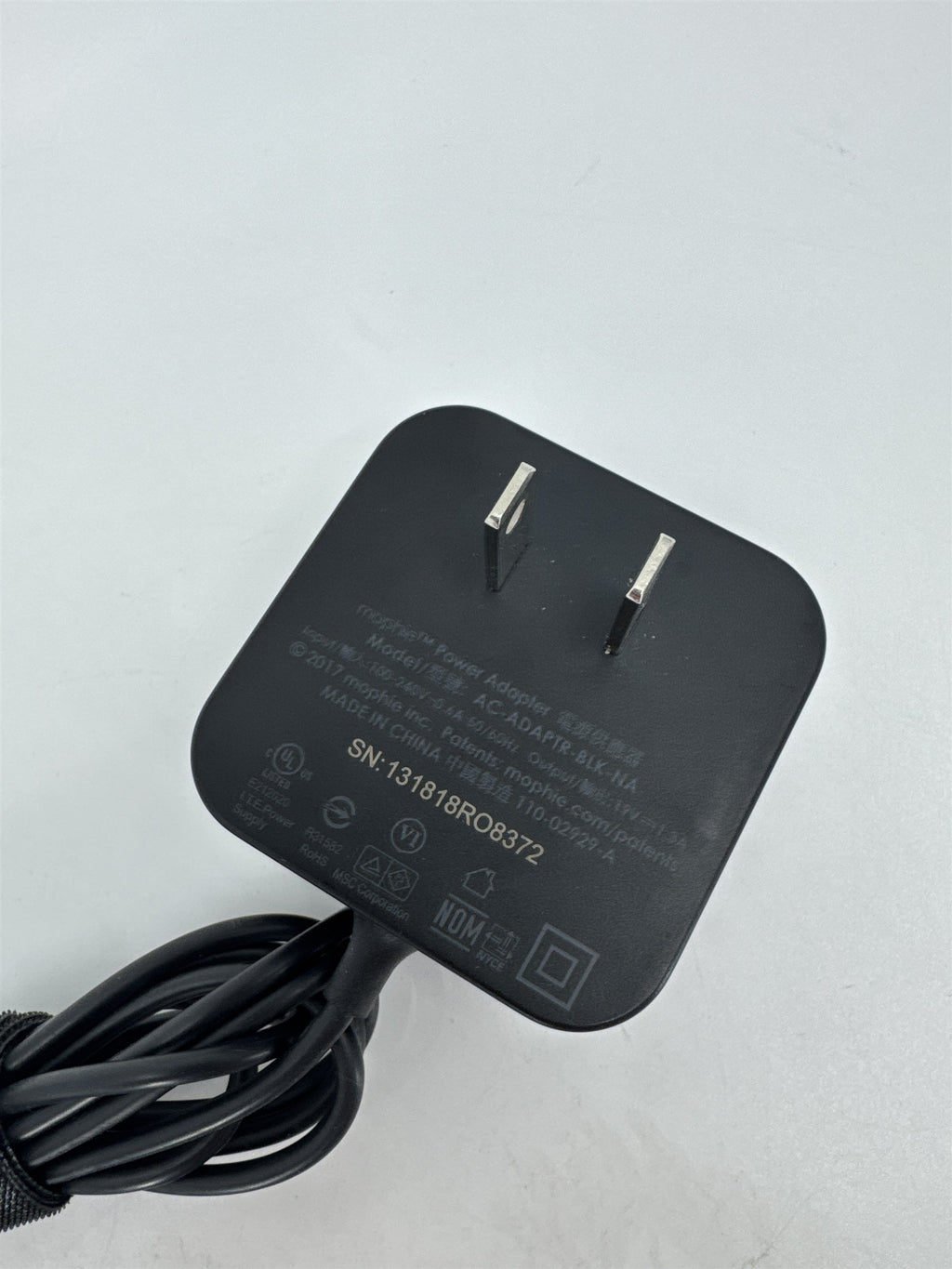 Mophie Wireless Qi Charging Pad for Smartphones WRLS-CHGPAD-AC