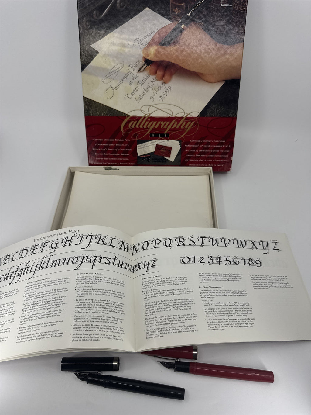 Sheaffer Vintage Calligraphy Set 2 Pens with Nibs (NO INK / USED)