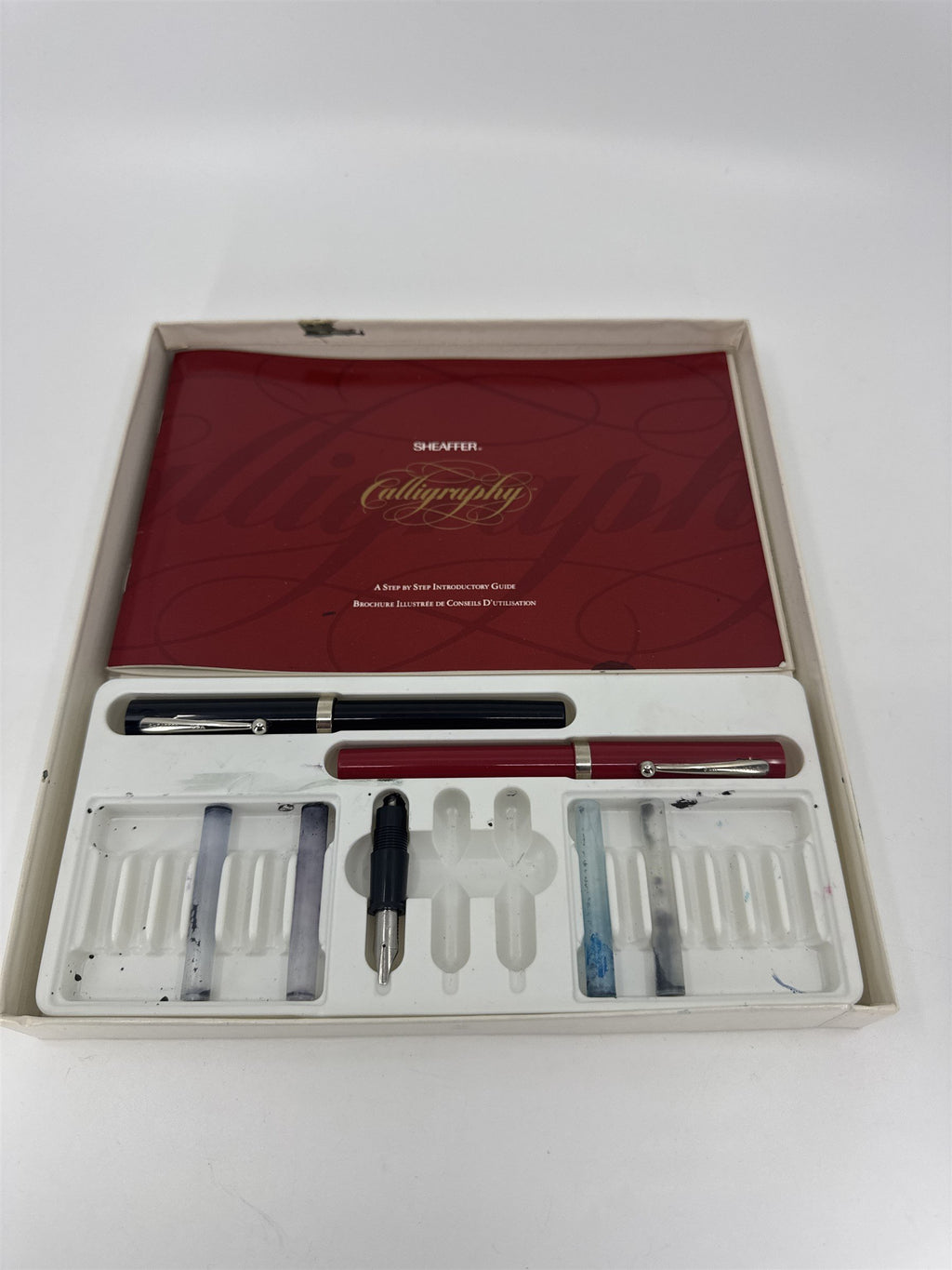 Sheaffer Vintage Calligraphy Set 2 Pens with Nibs (NO INK / USED)