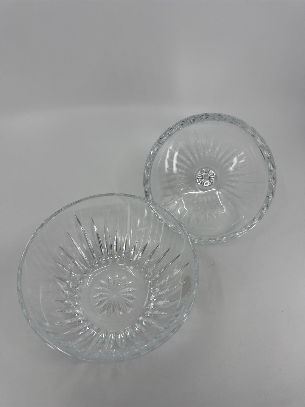 AUSTRIA Crystal de Flandre Bonbonniere Covered Candy Dish Made in France