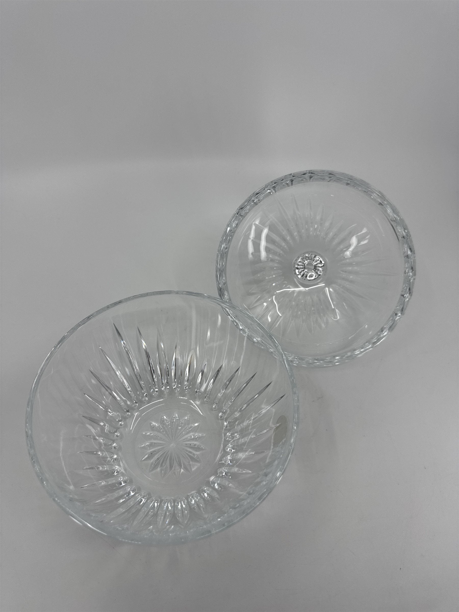 AUSTRIA Crystal de Flandre Bonbonniere Covered Candy Dish Made in France