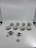 Vintage Handmade JAPAN Hand Painted Children's Mini Tea Party 10pc Set