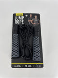Beyond Fit Jump Rope /w Textured Hand Grips 9ft Lightweight Non-Slip Cardio