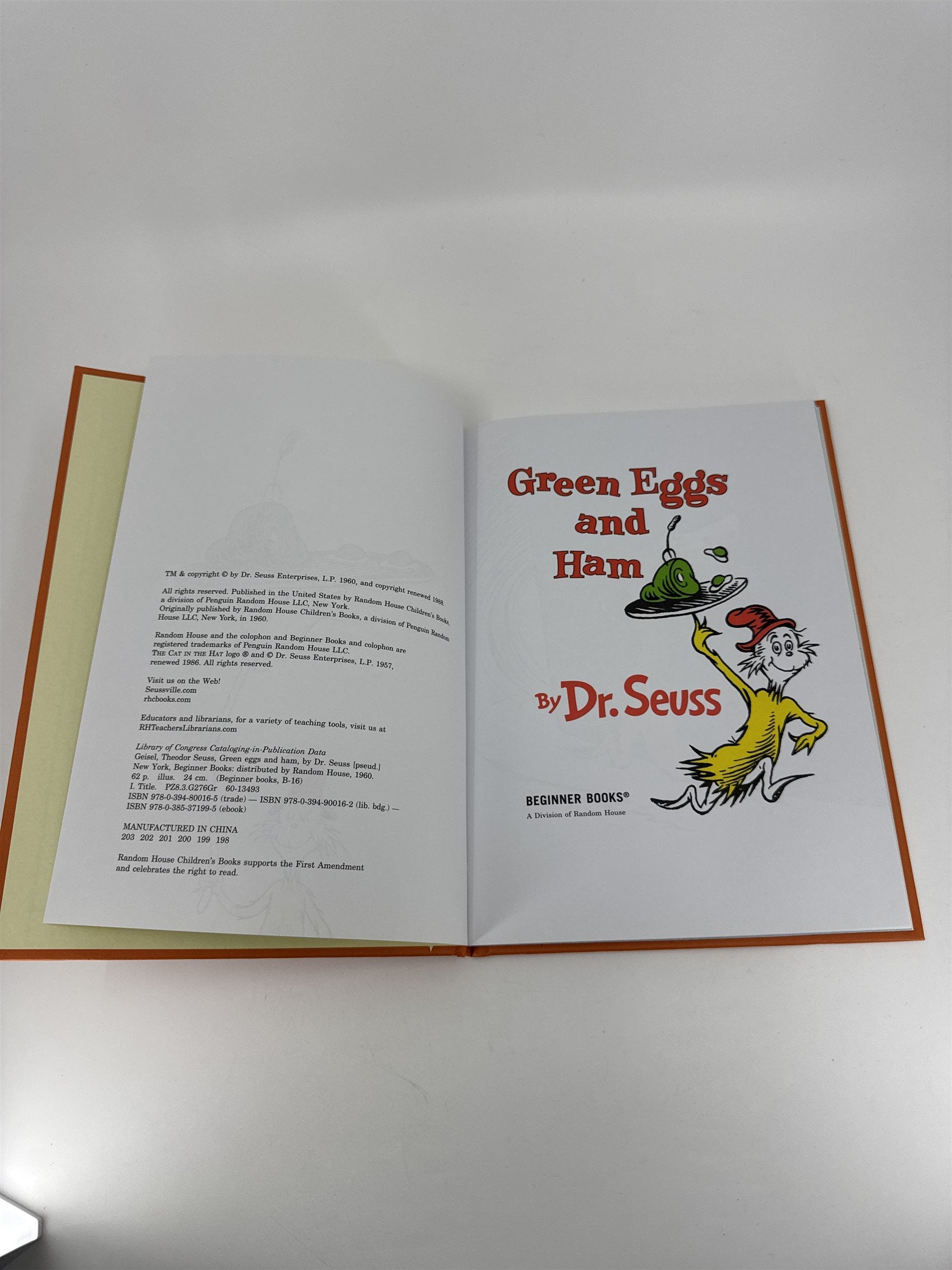 Green Eggs and Ham by Dr. Seuss - Beginner Books I Can Read It All By Myself