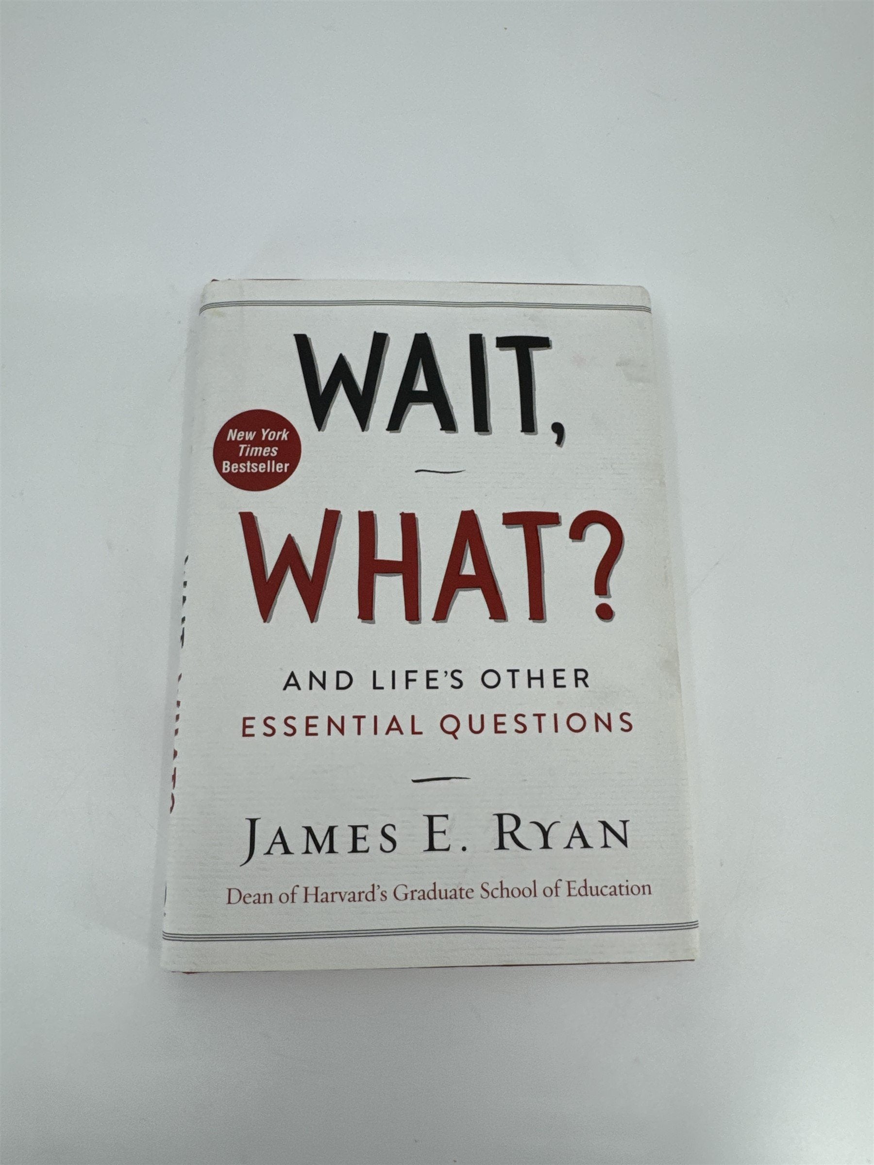 Wait, What? And Life's Other Essential Questions by James E. Ryan