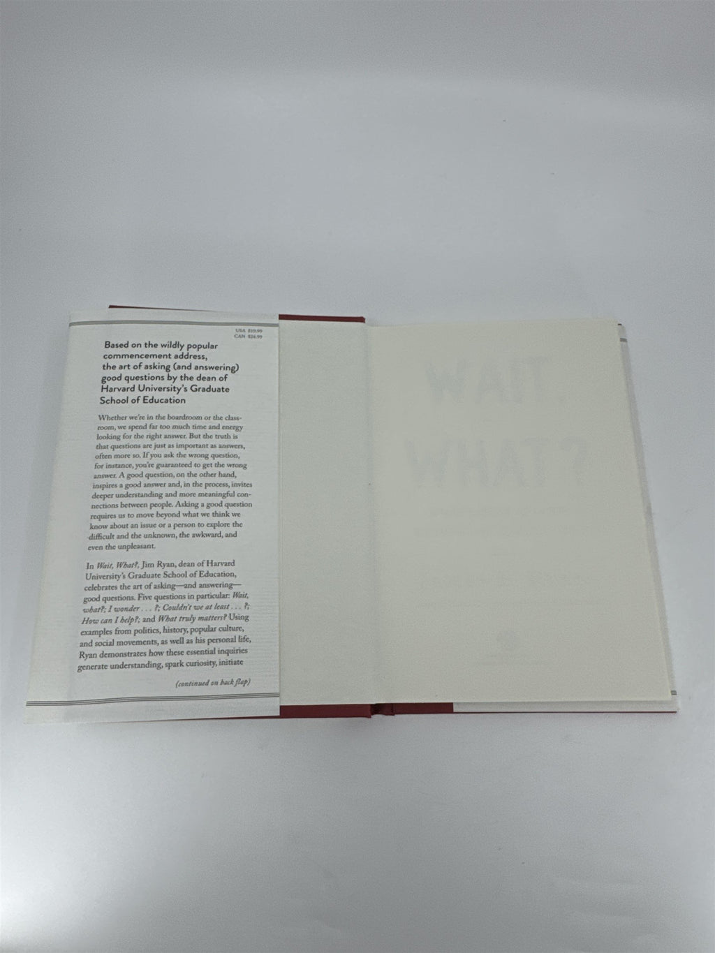 Wait, What? And Life's Other Essential Questions by James E. Ryan