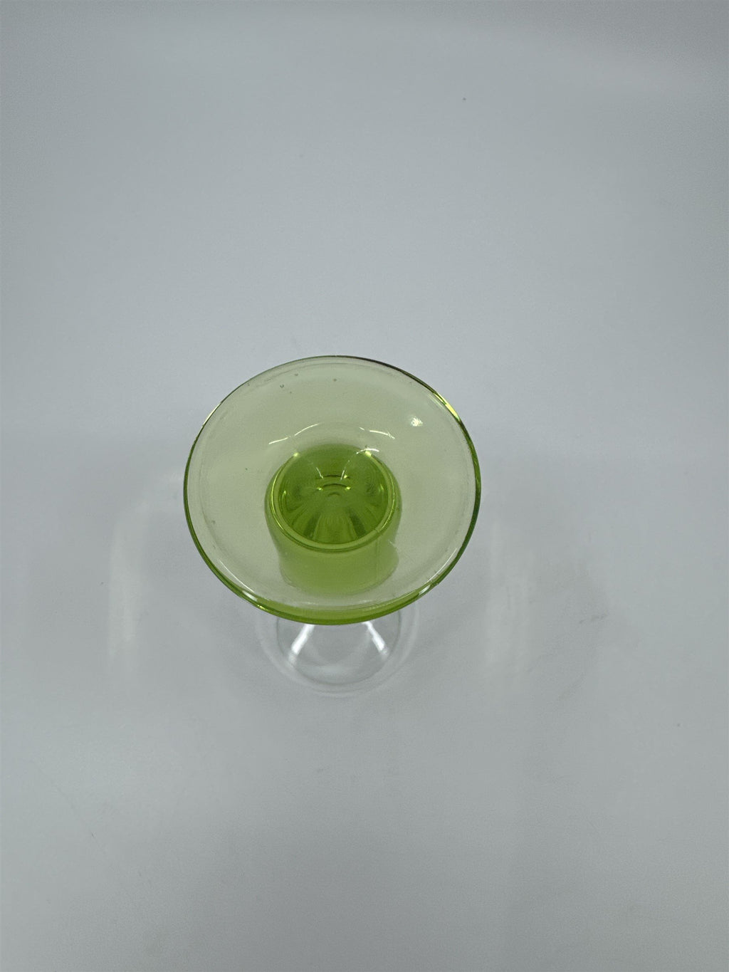 Bormioli Rocco Italy Limoncino Cordial Liqueur 2oz Green Stem Glasses Barware