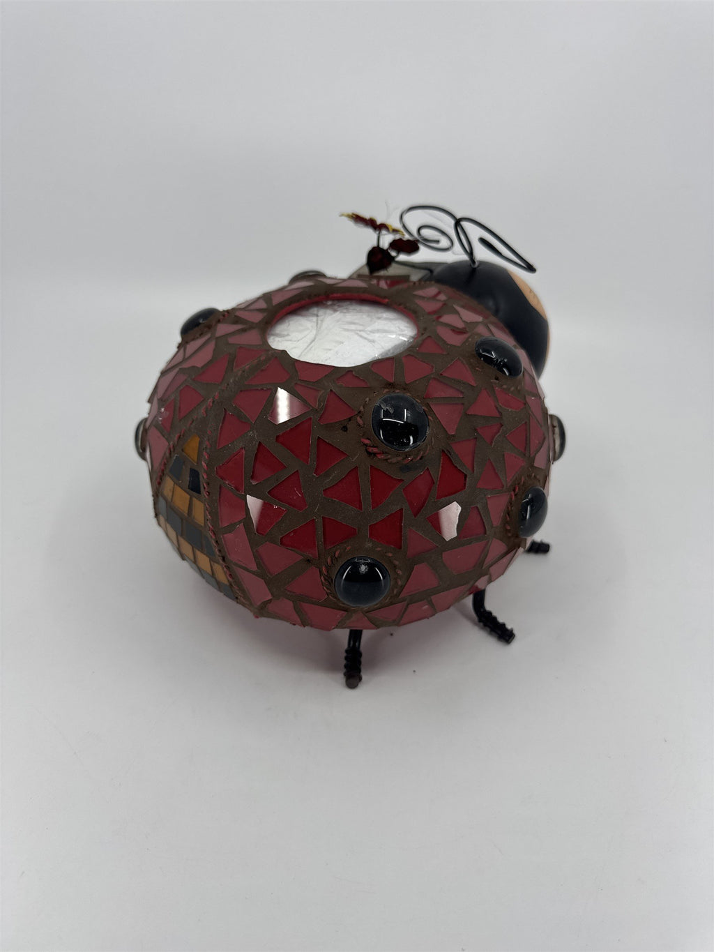 Home Interiors Mosaic Ladybug Tealight Candle Holder 69022 NIB NOS