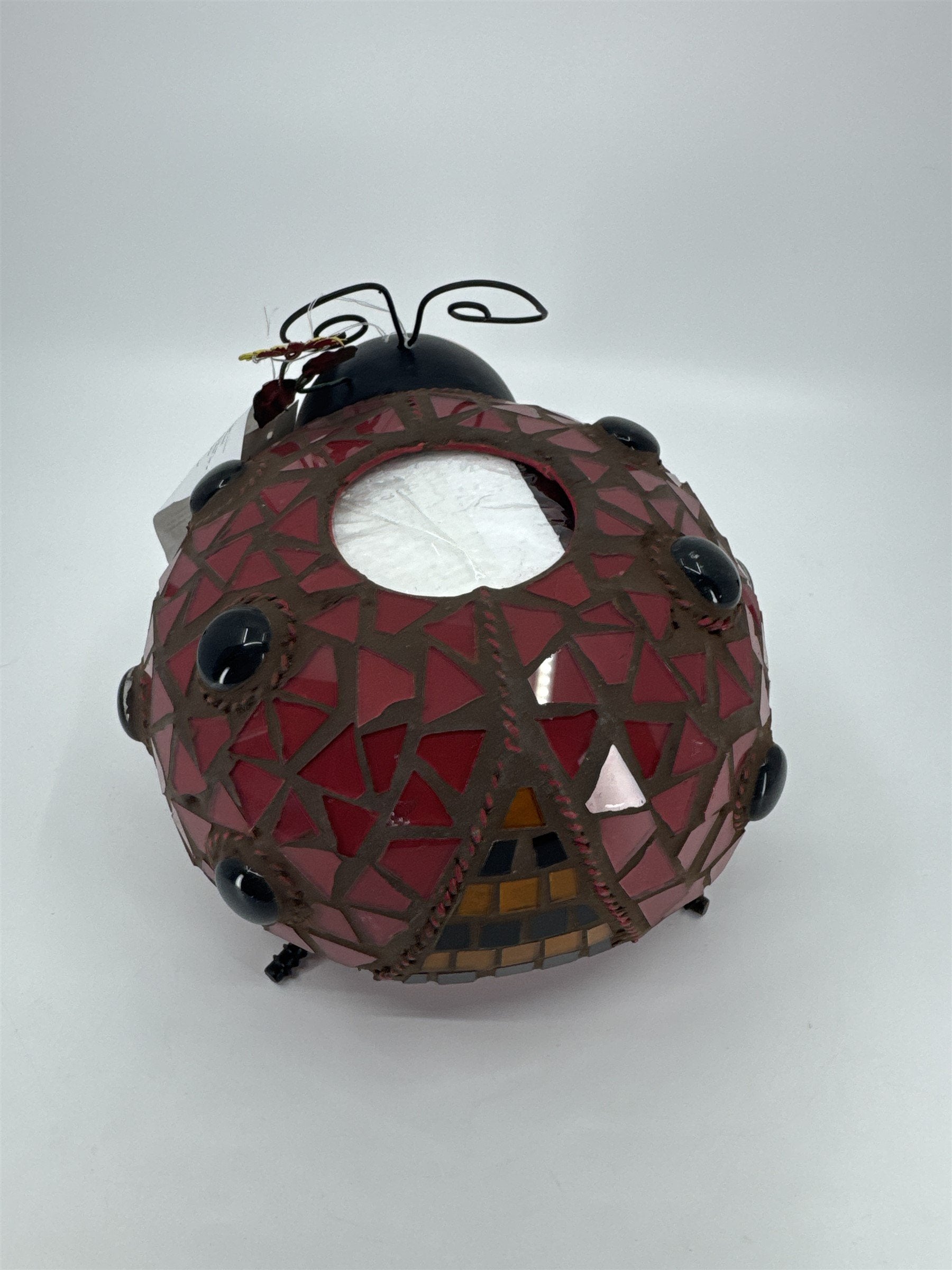 Home Interiors Mosaic Ladybug Tealight Candle Holder 69022 NIB NOS