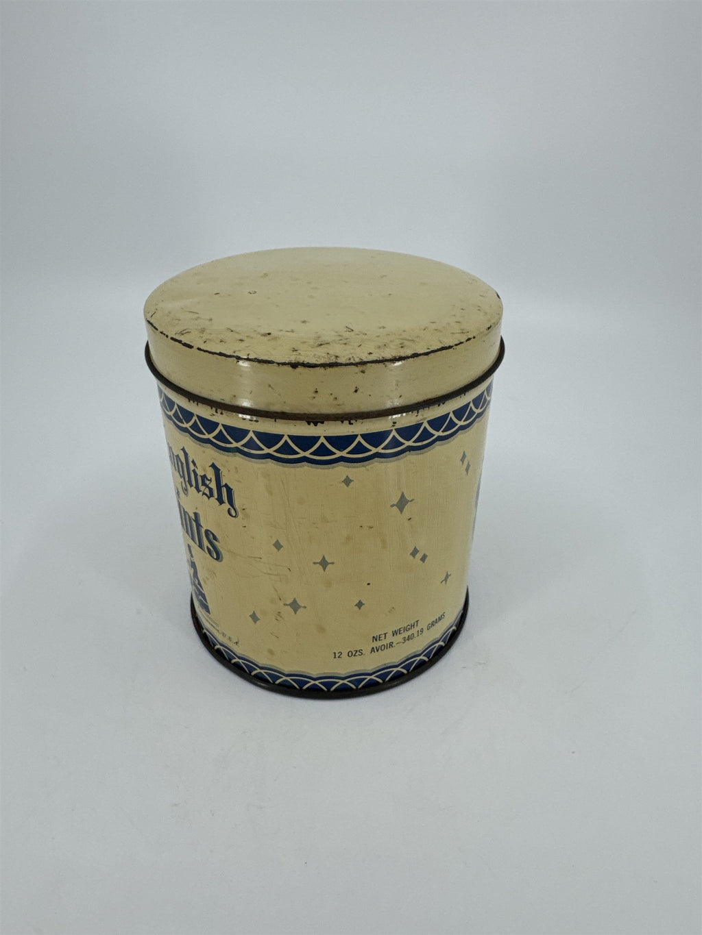 Vintage Ye Old English Mints Tin Devonshire Cream Mint Co. Philadelphia PA