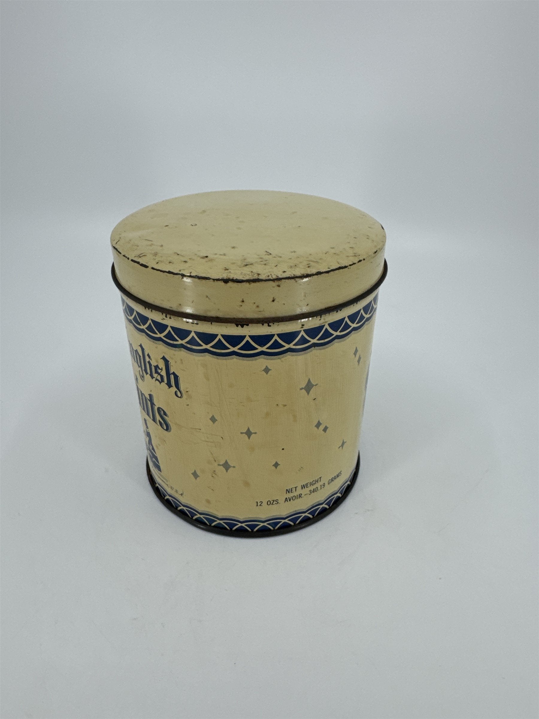 Vintage Ye Old English Mints Tin Devonshire Cream Mint Co. Philadelphia PA