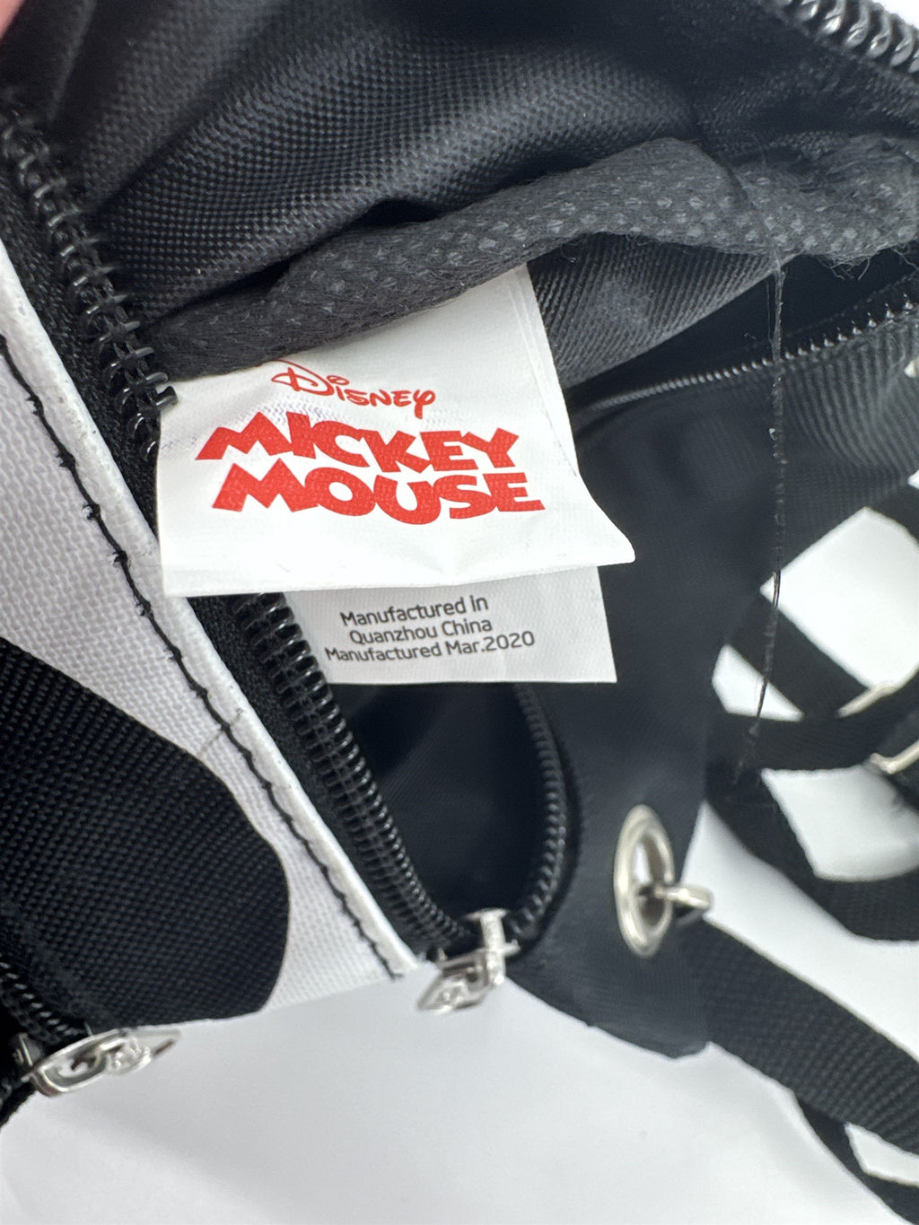 Disney Mickey Mouse Shoulder Bag Day Bag Passport Crossbody Black&White Retro