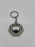 GIBS Bottle Opener Keyring Keychain Guys Into Beard Stuff