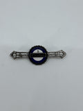 Duplan Silk Corp Nanticoke PA 5 Years of Service Pin Sterling Stamped