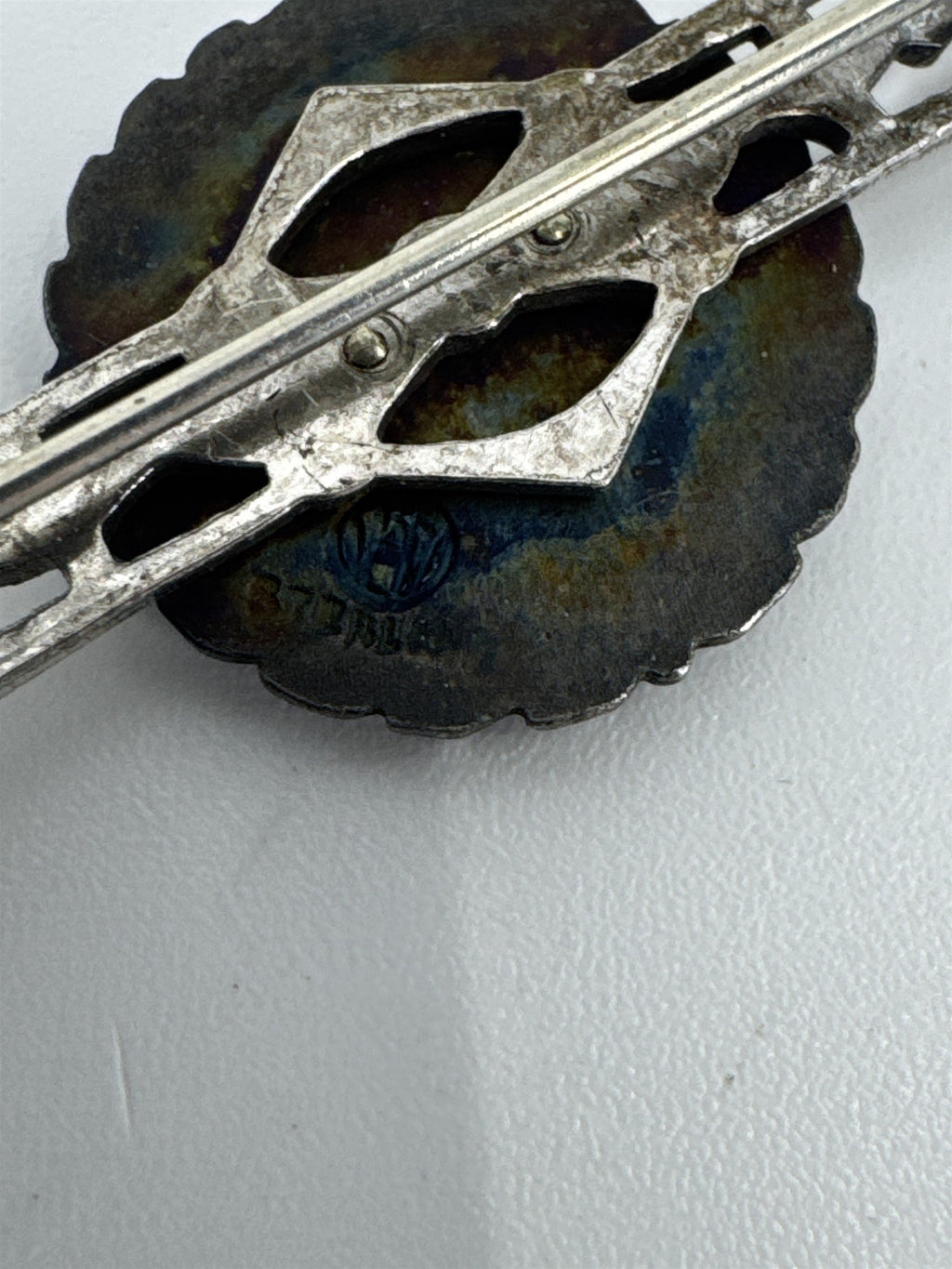 Duplan Silk Corp Nanticoke PA 5 Years of Service Pin Sterling Stamped