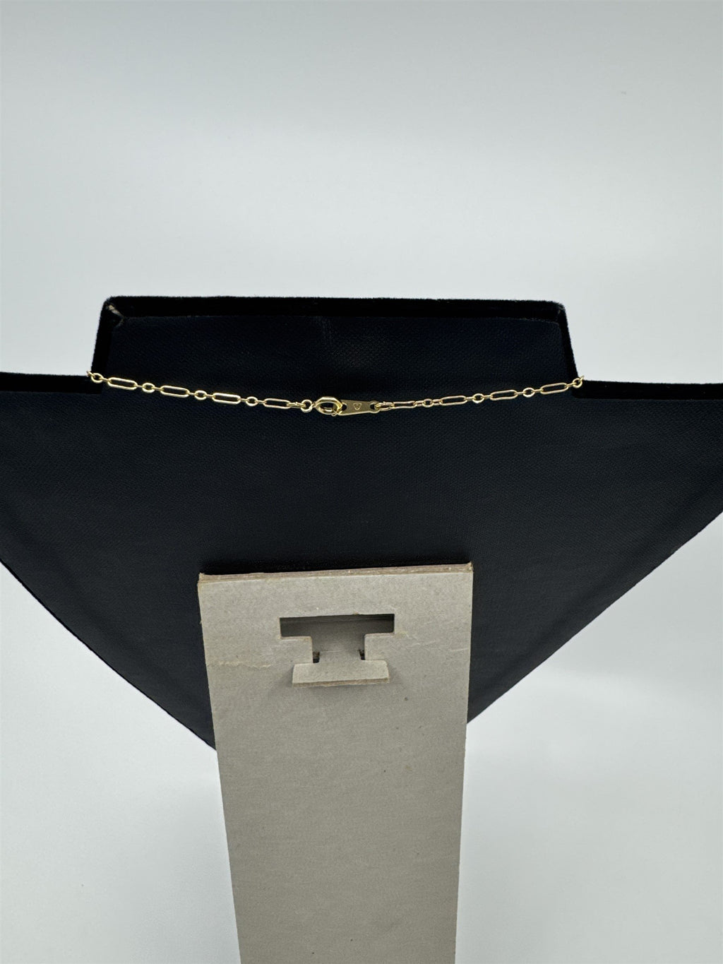 Vintage Gold-Toned Butterfly and Faux Pearl Thin Chain Petite Necklace
