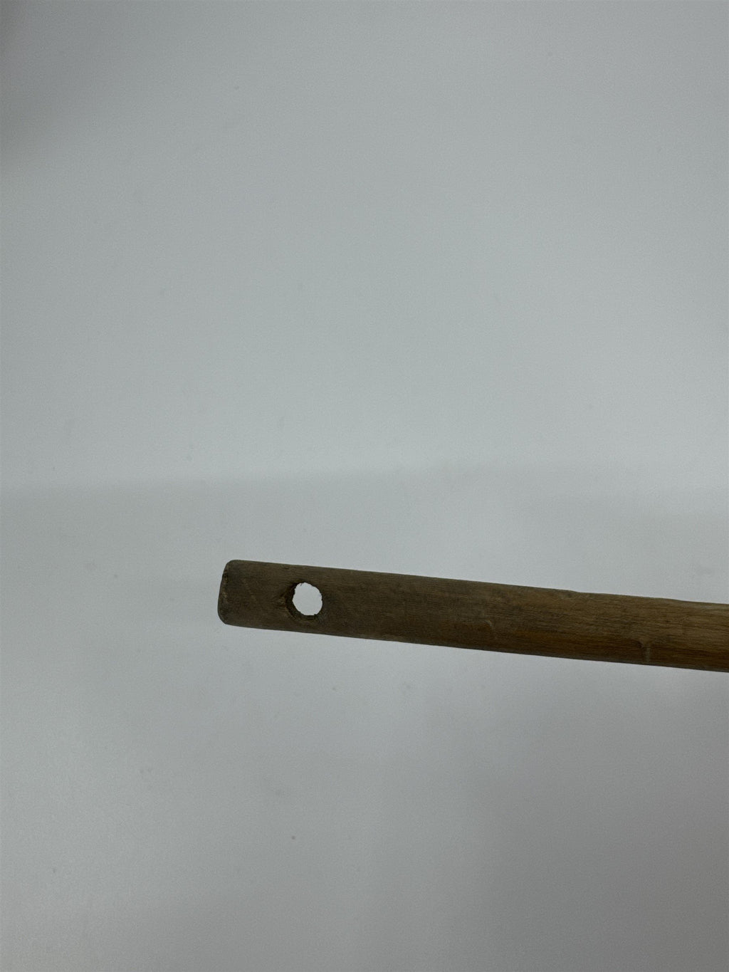 Vintage 4-1/2" Miniature Wooden Mallet /w Hole for Hanging - Toy Crab Mallet(?)