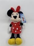 NWT Disney Minnie Mouse Plush Beanbag Doll with Hangtag Disneyana Doll Gift