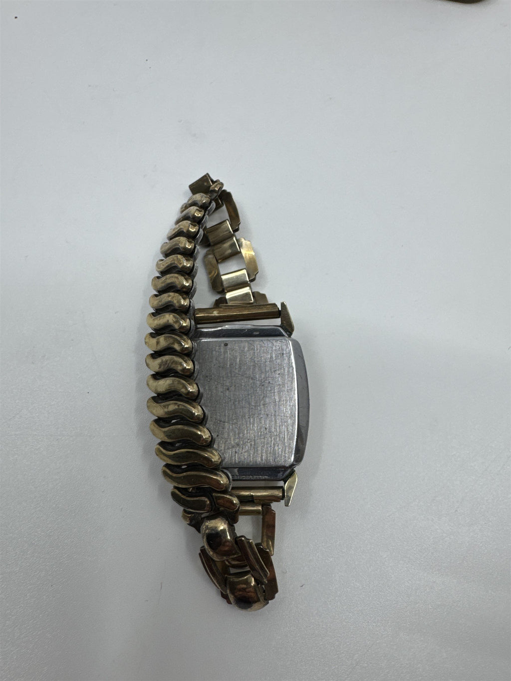 VTG Gruen VeriThin Precision Art Deco Gold Filled Watch Band Box Works ***READ