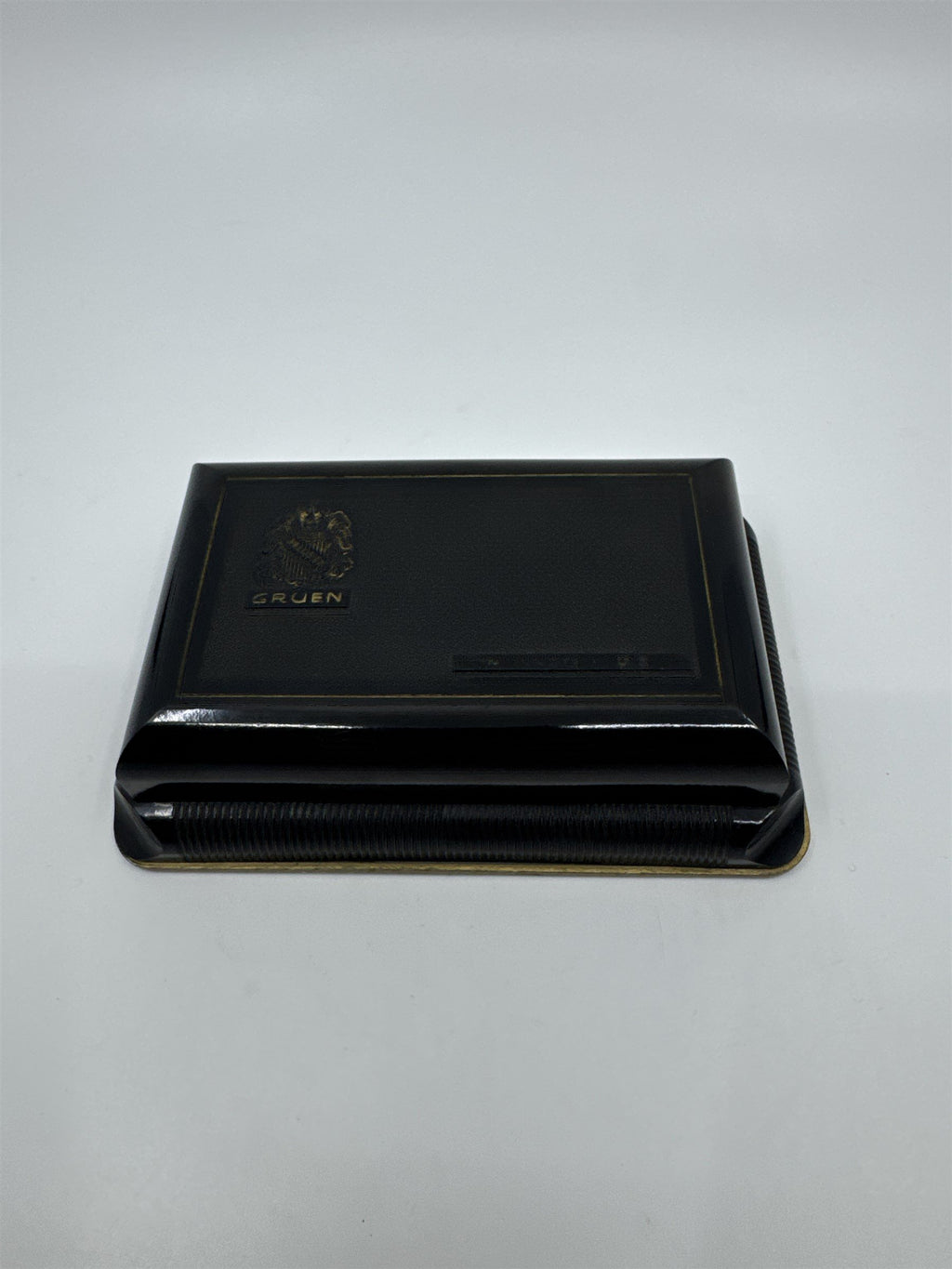 VTG Gruen VeriThin Precision Art Deco Gold Filled Watch Band Box Works ***READ