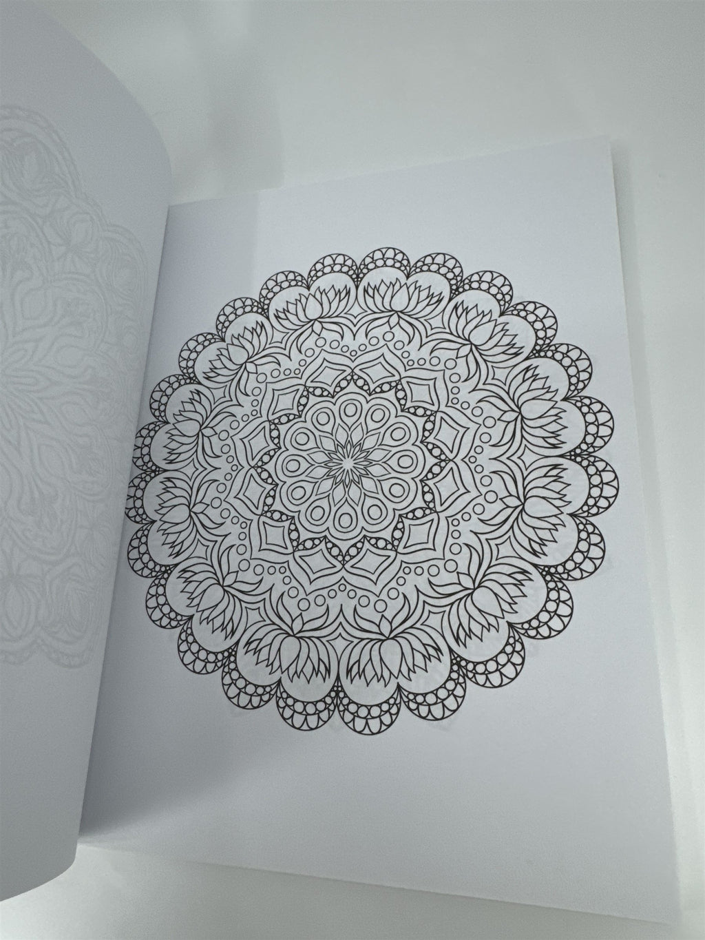 Relaxing Mandala Coloring Book for Teens and Adults 100 Single-Sided Designs
