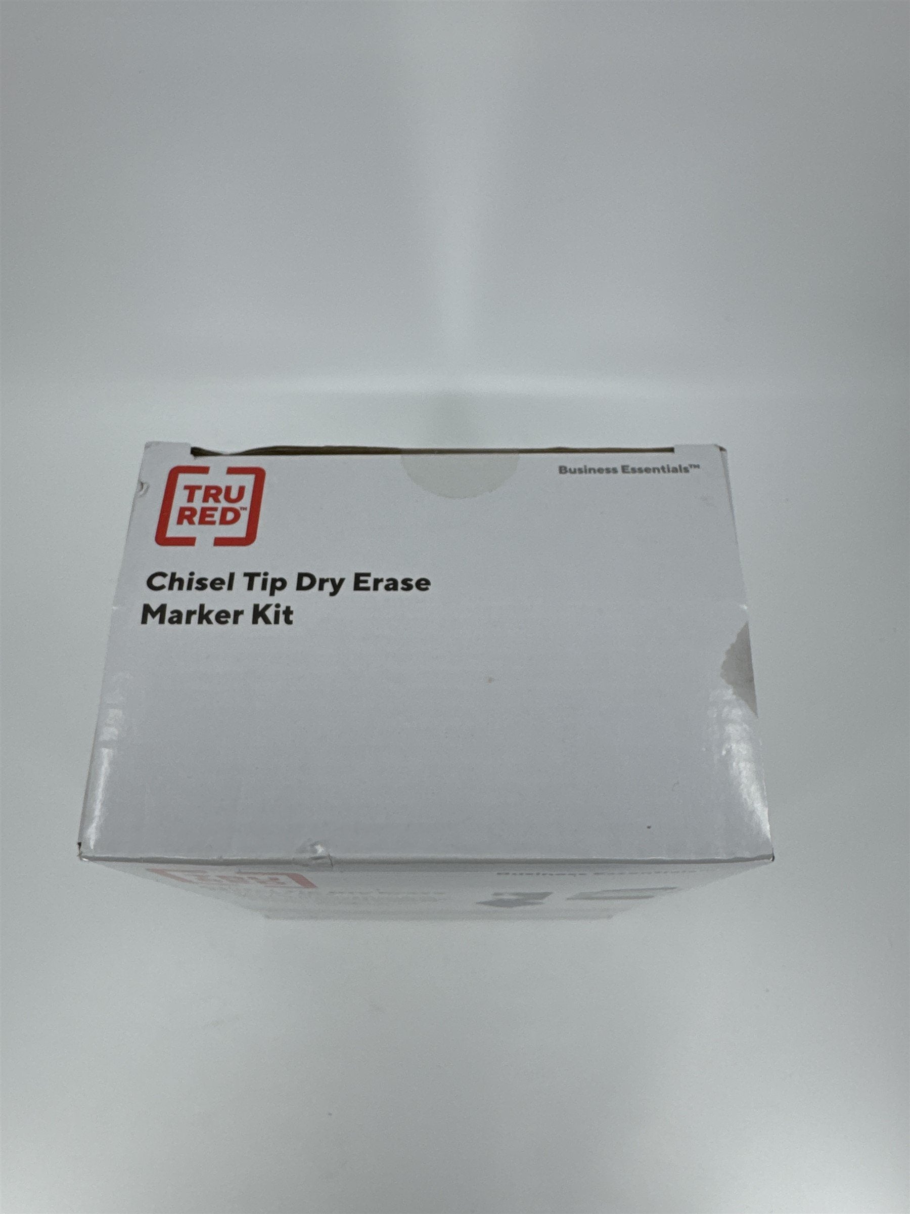 TruRed Chisel Tip Dry Erase Marker Kit for Whiteboards