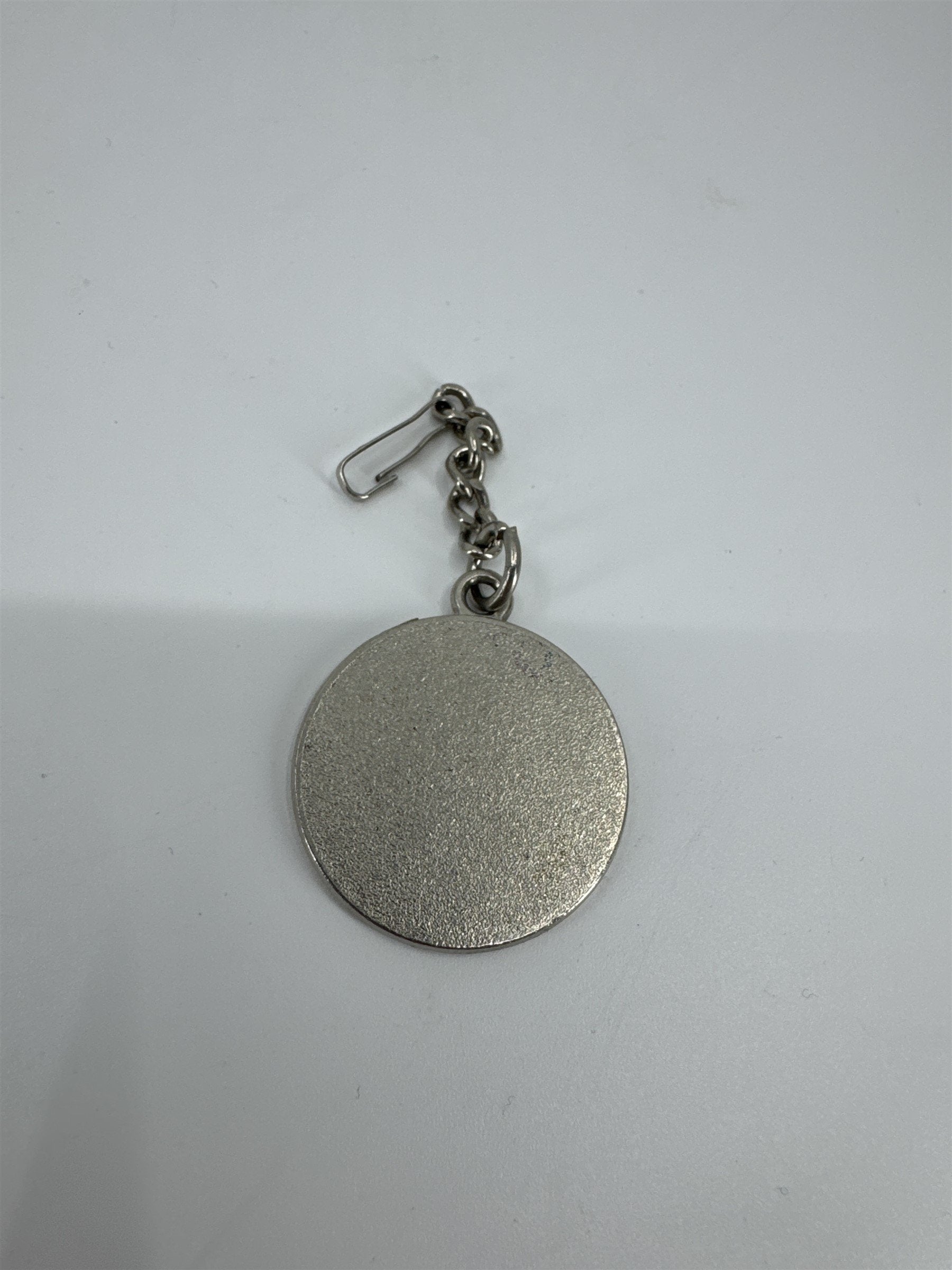 Vintage Pokemon Medal Metal Charm Fob *104-E Pokeball Keytag Chain Souvenir Gift