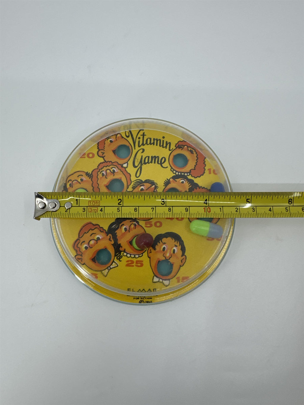 Vintage 1960 Elmar Vitamin Game Childrens Game Dexterity Puzzle