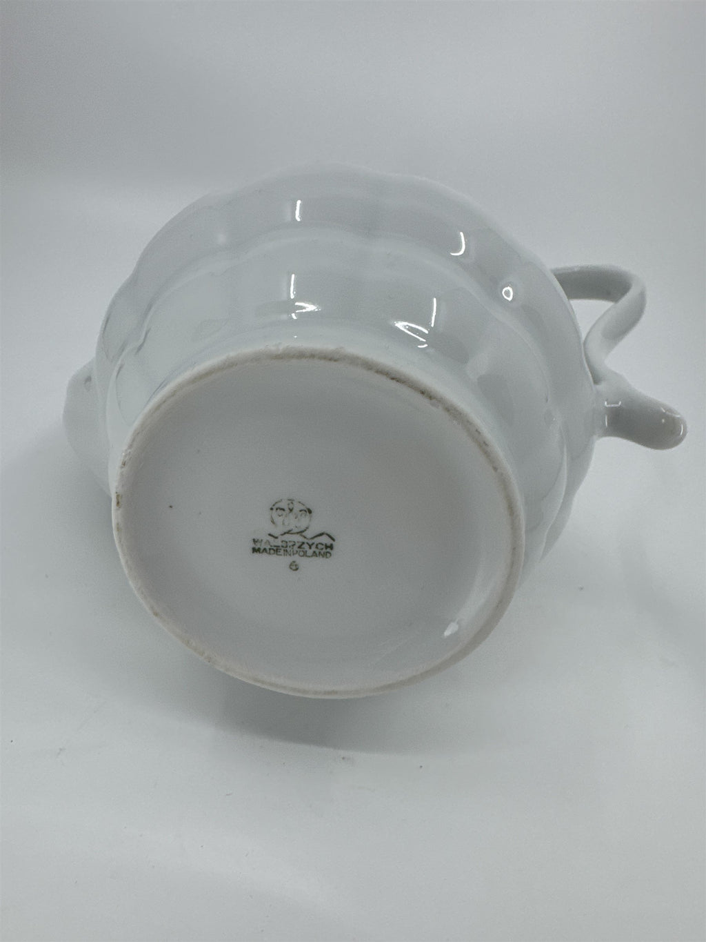 Vintage Walbrzych POLAND Orange Blue Green Flower Floral Coffee Pot Baum Bros
