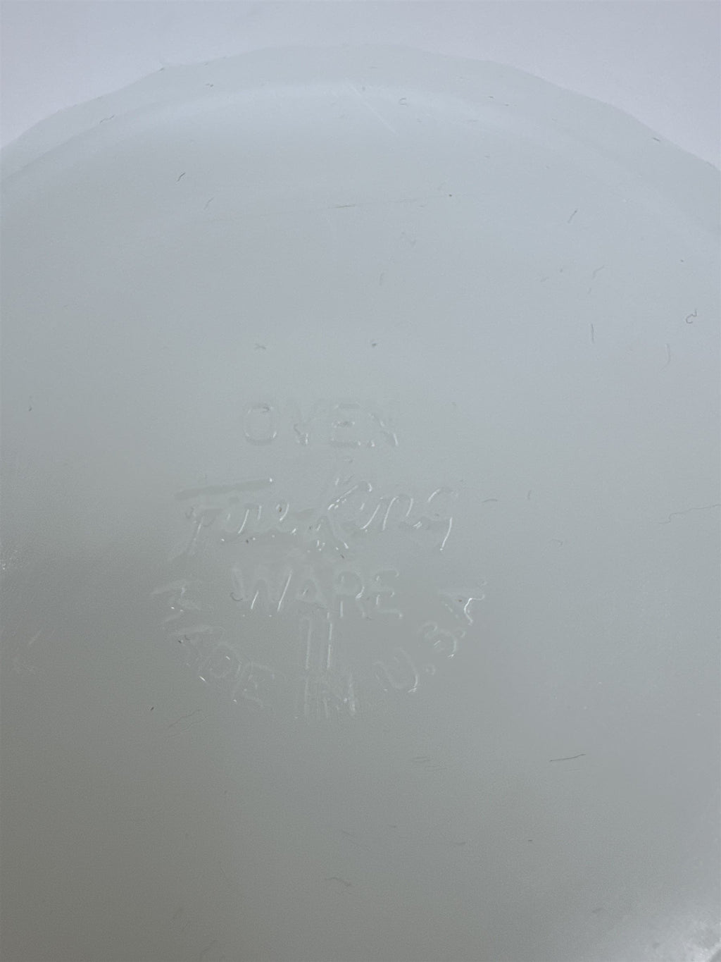 White 7" Anchor Hocking Fire King Ware Oven Safe Mixing Bowl #11