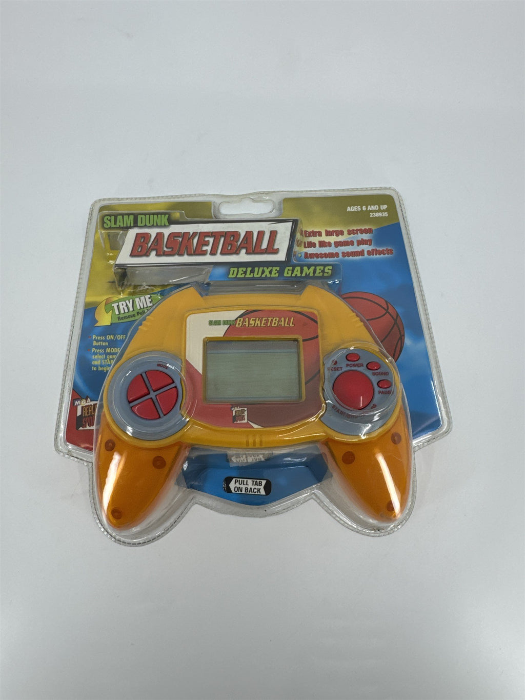 Vintage MGA Reality Sports Slam Dunk Basketball Deluxe Games Handheld Game Toy